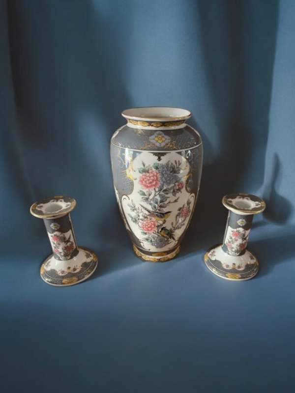 Vase candle holders Imari