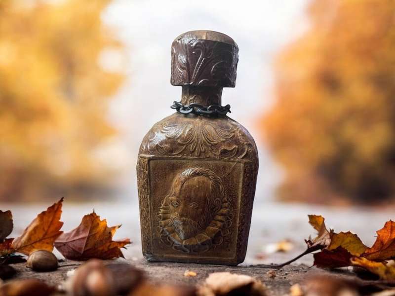 Decanter leather clad