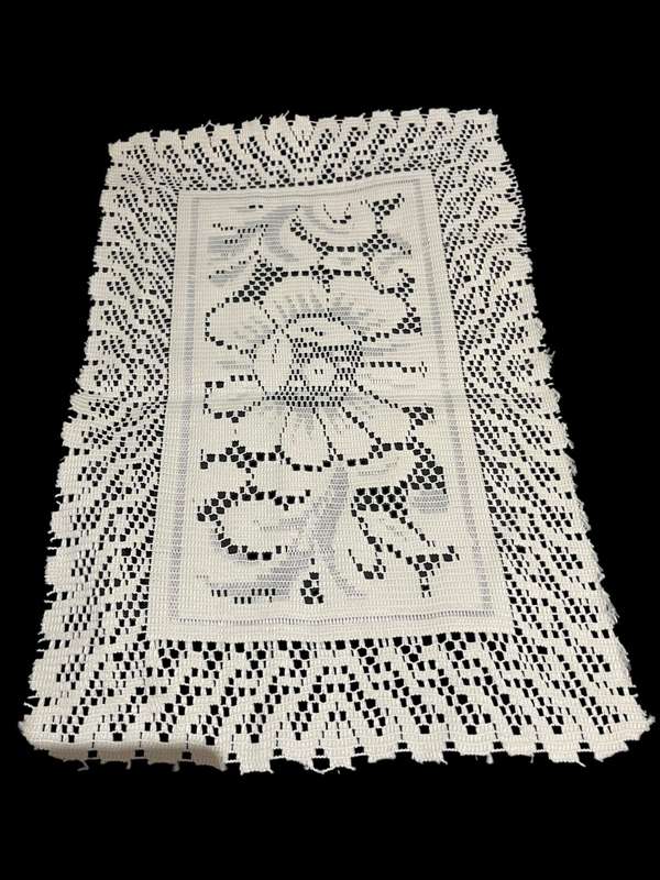 Doilie/traycloth lacy(Nr17)