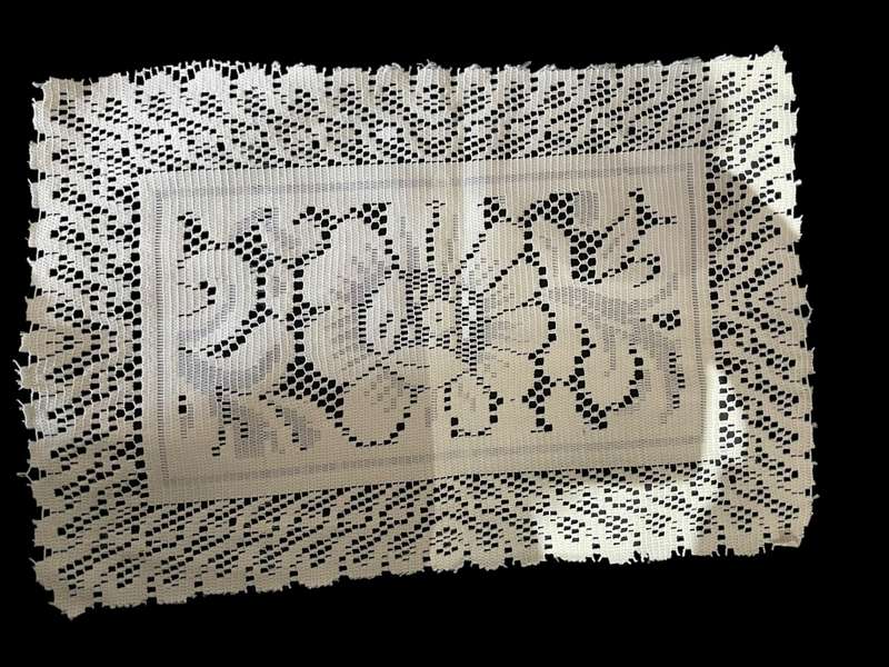 Doilie/traycloth lacy(Nr17)