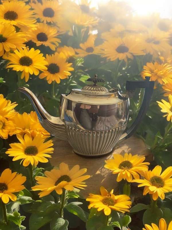 Teapot silver plated