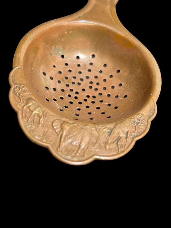 Tea sieve copper