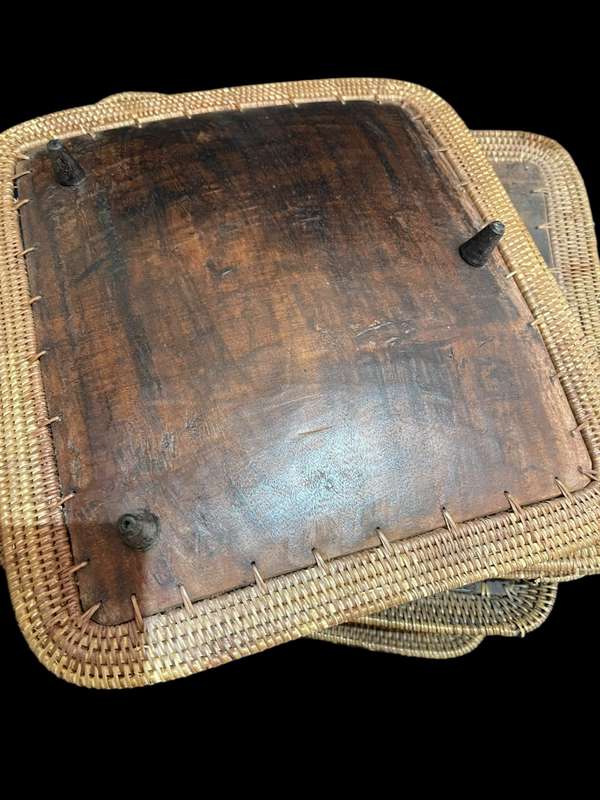 Placemats wood rustic x6