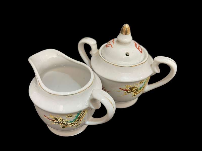 Creamer sugar basin set Oriental