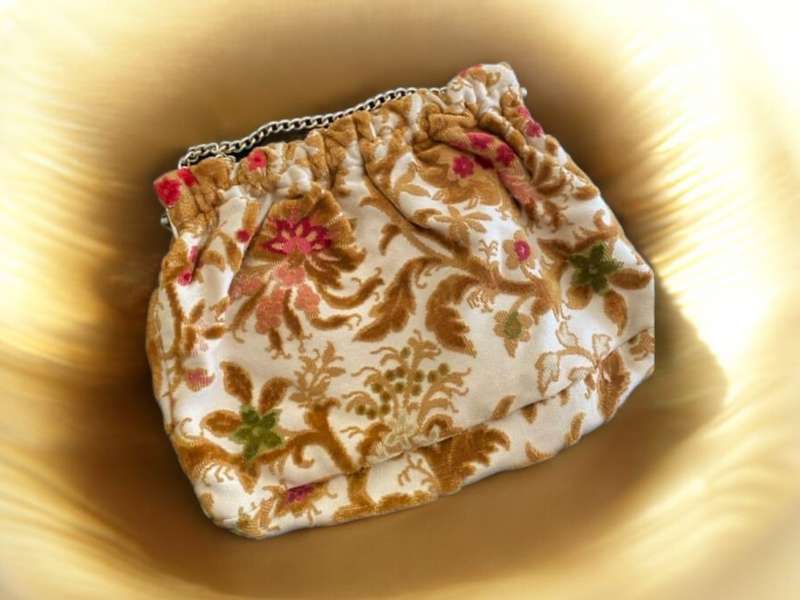 Handbag brocade vintage