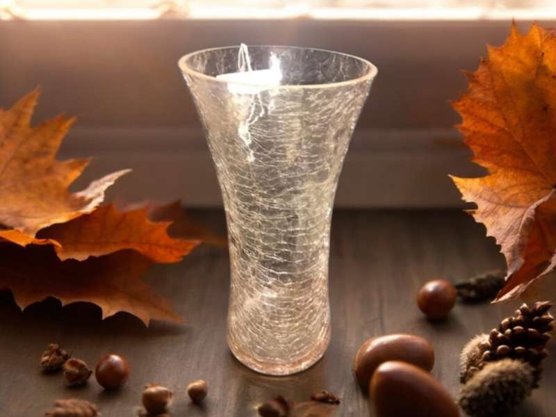 Vase crackle effect