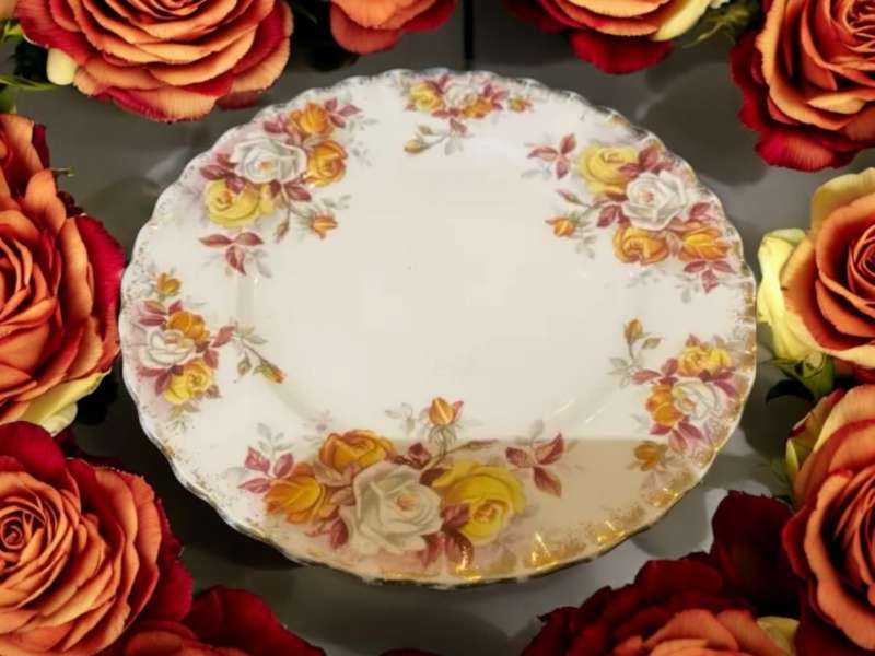 Cake/side plates Royal Albert Lenora