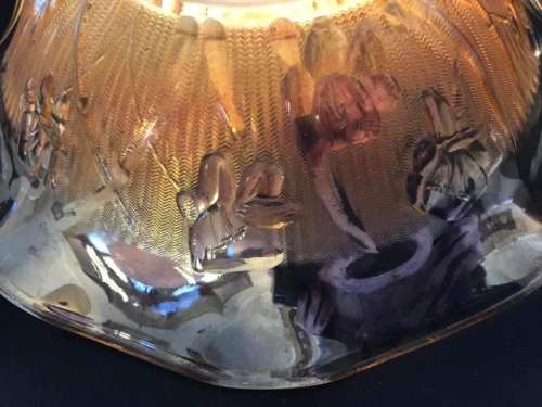 Carnival Glass BowlMAKE OFFER(GLS151)