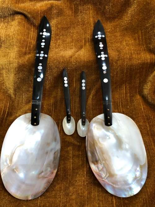 Mother Of Pearl Serving Set(CUT017)