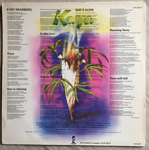 Bob Marley & The Wailers - Kaya SA Vinyl LP