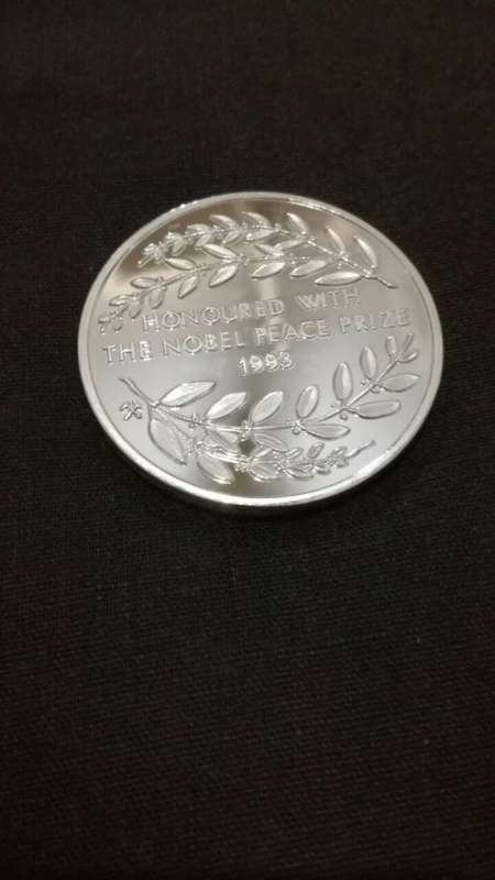 Amazing Deal. Silver Mandela Medallion