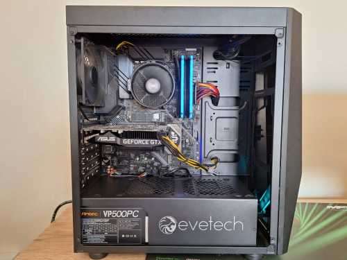 Evetech IKON Mid-Tower Gaming PC, RYZEN 5 3600, GTX 1660 Super incl. DELL FHD IPS Monitor