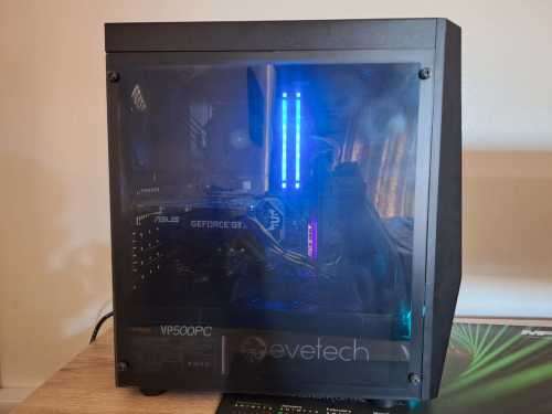 Evetech IKON Mid-Tower Gaming PC, RYZEN 5 3600, GTX 1660 Super incl. DELL FHD IPS Monitor