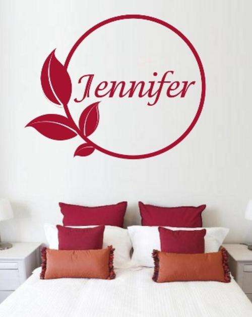 VINYL DECAL - PERSONALISED FRAME TYPE 2 - WALL ART