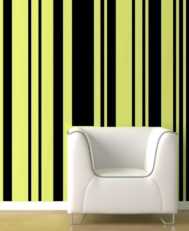VINYL DECAL - CREATE A STRIPED WALL - WALL ART