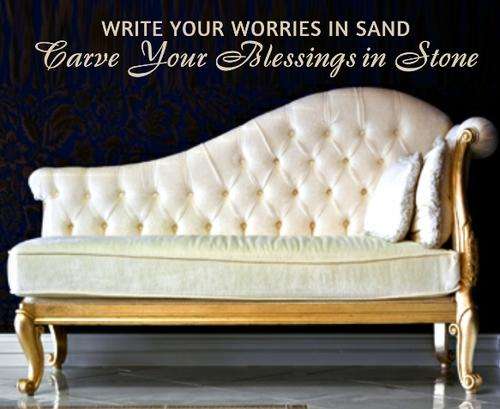 VINYL DECAL - CARVE BLESSINGS INSPIRATIONAL QUOTE TYPE 2 - WALL ART - CHOOSE COLOUR*