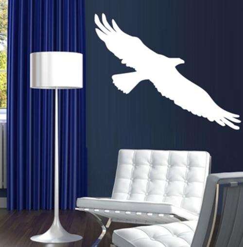 VINYL DECAL - FLYING EAGLE - WALL ART