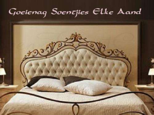 VINYL DECAL - GOEIENAG SOEN (AFRIKAANS) TYPE 3 - WALL ART