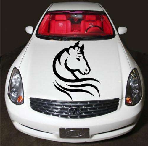 VINYL DECAL - HORSE HEAD FOR YOUR CAR - Various Sizes available