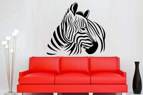 VINYL DECAL - ZEBRA 1 - WALL ART