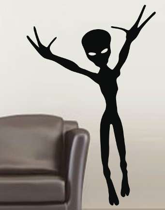 VINYL DECAL - ALIEN 3 - WALL ART - CHOOSE COLOUR