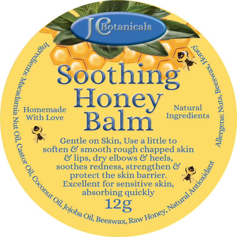 All Natural Soothing Honey Balm Set of Two 50g & 12g - Enhance Healing, Protect Your Skin