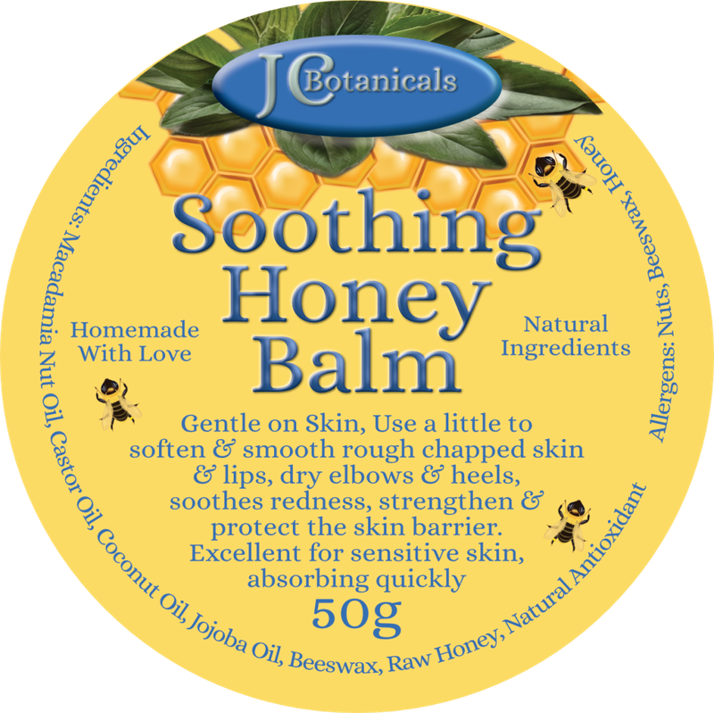 All Natural Soothing Honey Balm Set of Two 50g & 12g - Enhance Healing, Protect Your Skin