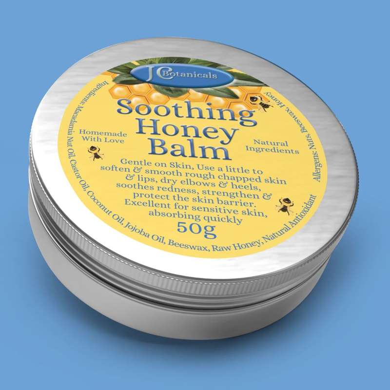 All Natural Soothing Honey Balm Set of Two 50g & 12g - Enhance Healing, Protect Your Skin