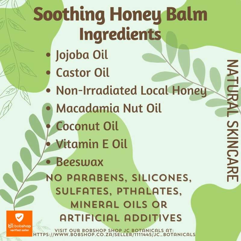 All Natural Soothing Honey Balm Set of Two 50g & 12g - Enhance Healing, Protect Your Skin