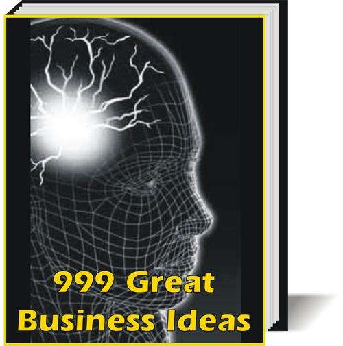 999 Great Business Ideas  - FREE DELIVERY or Get 1000 FREE when ordering CD