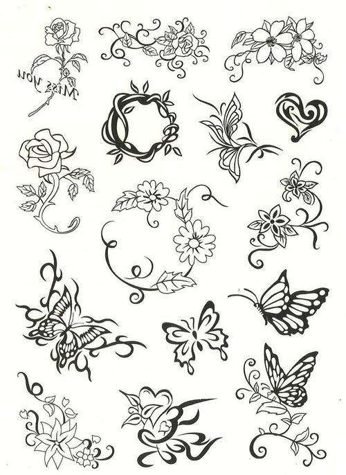 Temporary Tattoos Mixed Designs - Crafts
