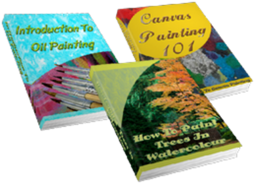 3 Painting Ebooks on CD + Free Ebooks