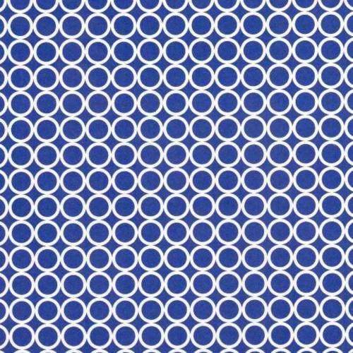 Scrapbooking Paper 30cm x 30cm - Blue & White Circles - Crafts Scrapbooking