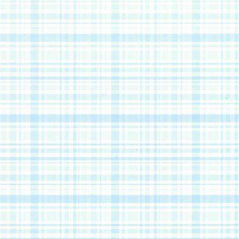 Scrapbooking Paper 30cm x 30cm - Blue Tartan - Crafts Scrapbooking