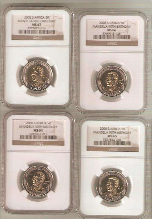 @@@A CRAZY R1 START FOR THIS 2008 NGC GRADED SET BID PER COIN @@@@