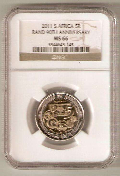 NGC GRADED 2011 90TH ANNIVESARY MS 66 COIN