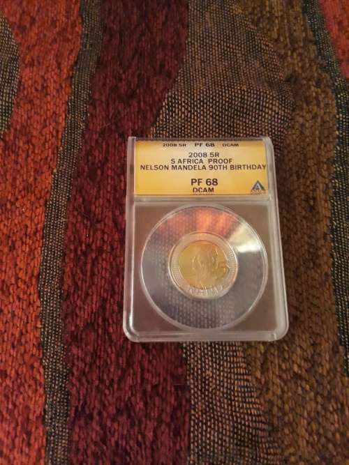 2008 Nelson ,Mandela b/day coin