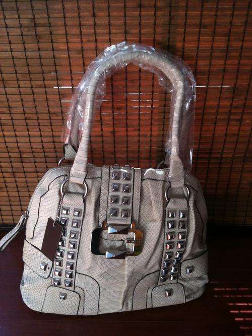 *GUESS* Medium Mock Snake LEATHER Handbag