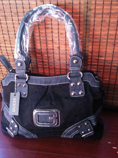 *GUESS* Medium Black PRINT Handbag