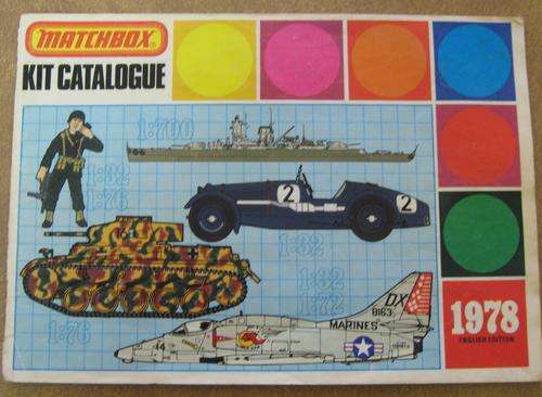 Matchbox Kit Catalouge 1978