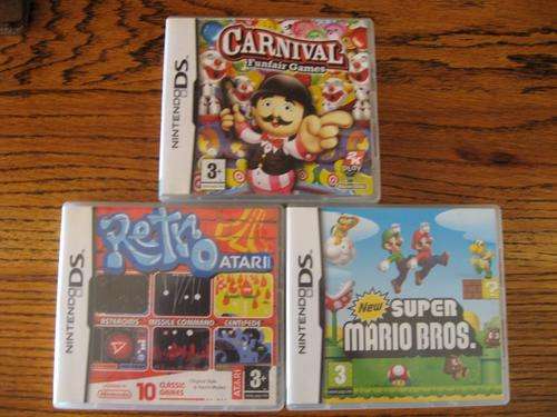 3 Nintendo DS Games
