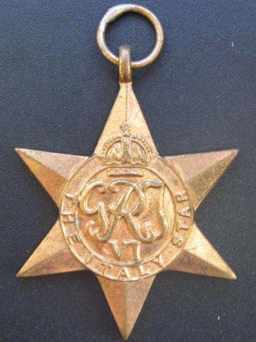 World War Two. Italy Star issued to L.C. Hogedyk. No 180531