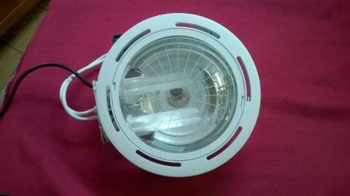 Recessed CFL Fluorescent Downlight with 2x CFL Bulbs New