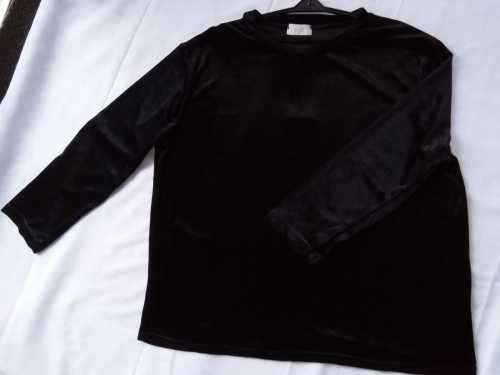 Black velvet top