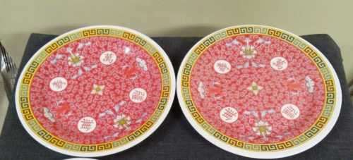 Large Chinese Serving Platters - Set of 2