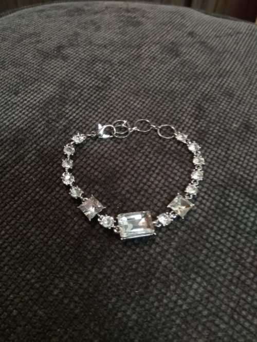 Diamante silver bracelet