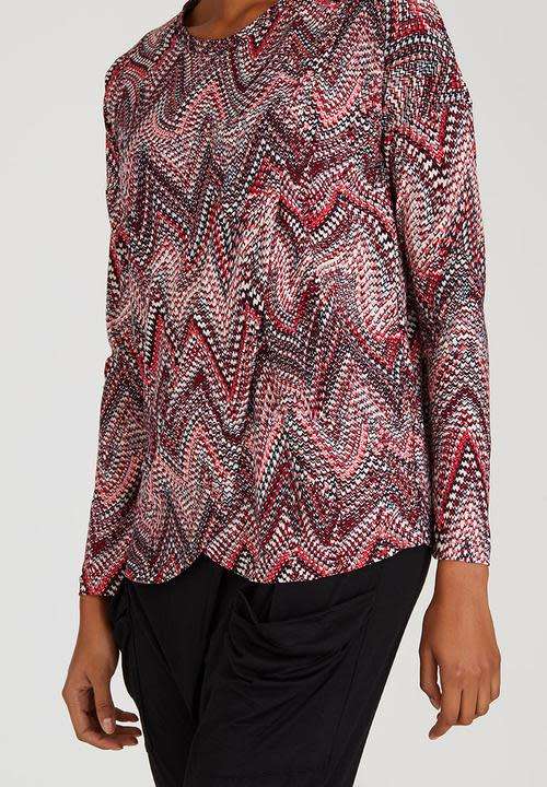 Designer wrap front top