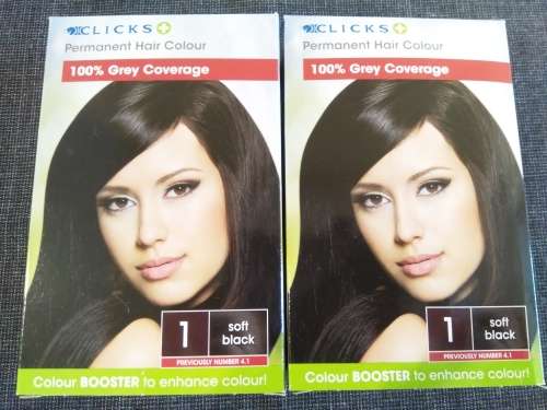 Hair dye colour creme in Black