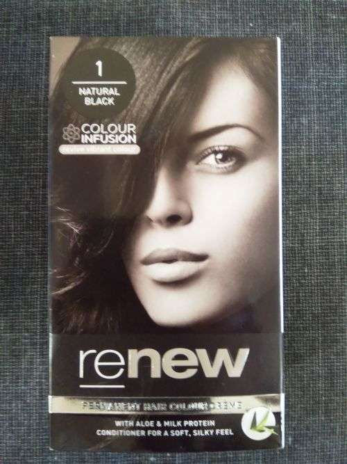 Hair dye colour creme in Black RENEW