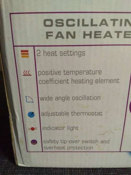 PTC ceramic fan heater NEW